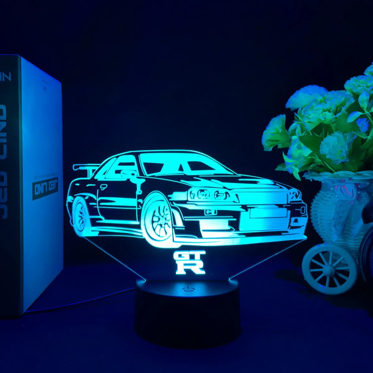 Feel the Speed at Home – Stunning 3D Sports Car LED Lamp!