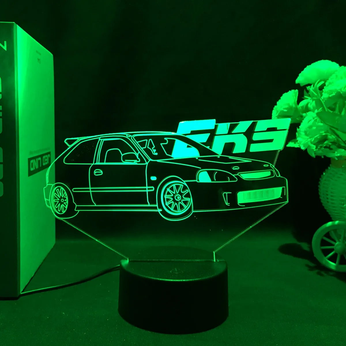 Feel the Speed at Home – Stunning 3D Sports Car LED Lamp!