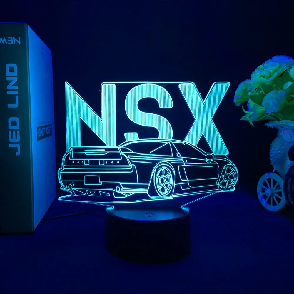 Feel the Speed at Home – Stunning 3D Sports Car LED Lamp!