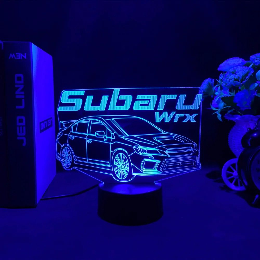 Feel the Speed at Home – Stunning 3D Sports Car LED Lamp!