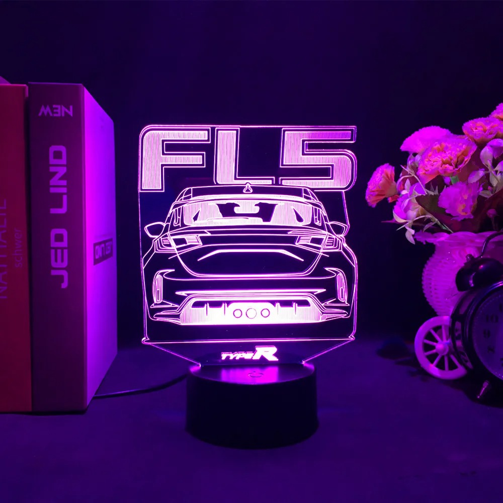 Feel the Speed at Home – Stunning 3D Sports Car LED Lamp!