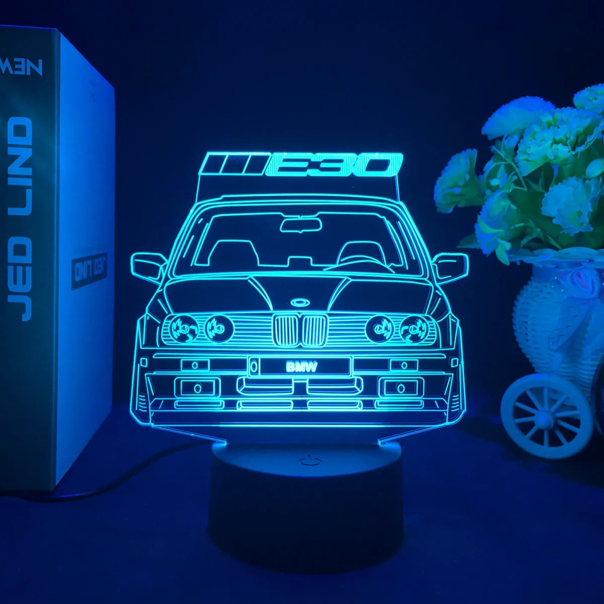 Feel the Speed at Home – Stunning 3D Sports Car LED Lamp!