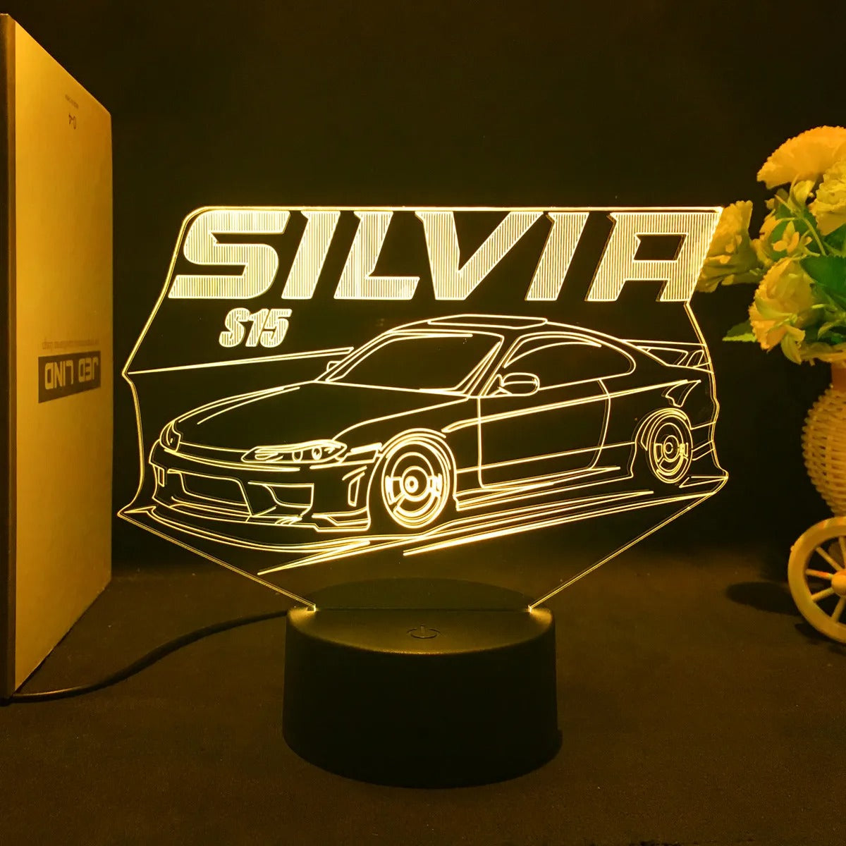 Feel the Speed at Home – Stunning 3D Sports Car LED Lamp!