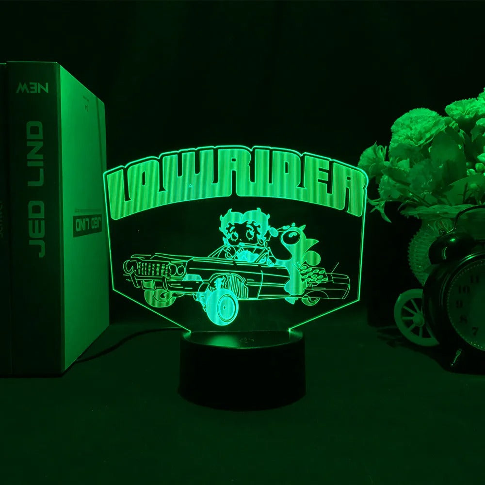 Feel the Speed at Home – Stunning 3D Sports Car LED Lamp!