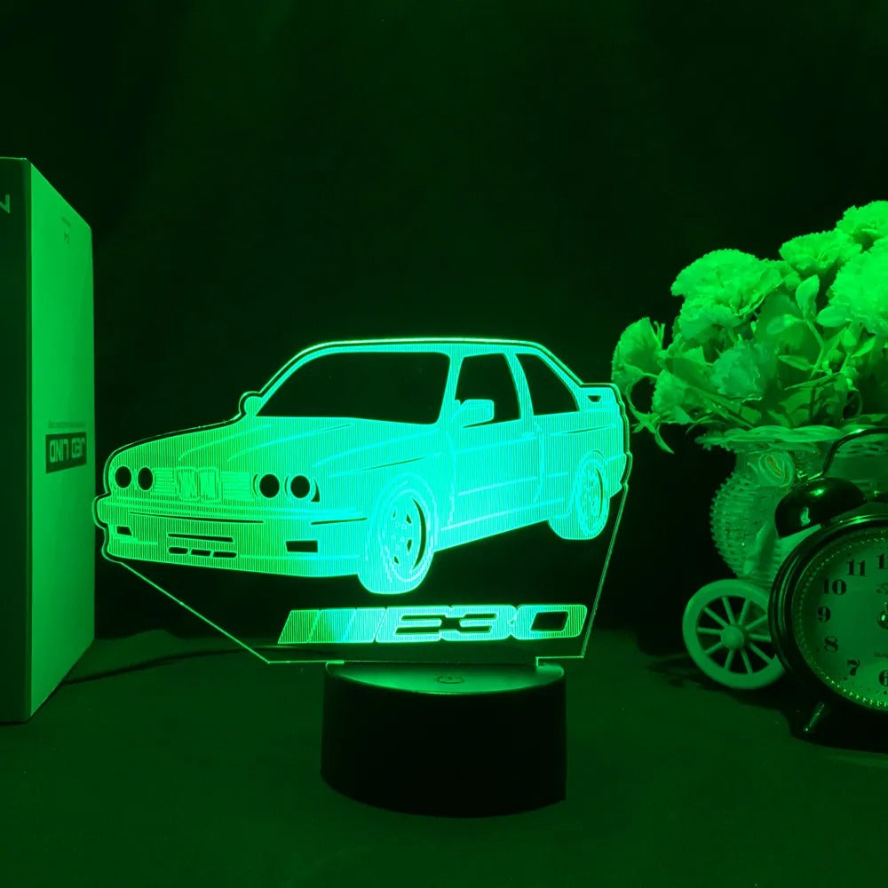 Feel the Speed at Home – Stunning 3D Sports Car LED Lamp!