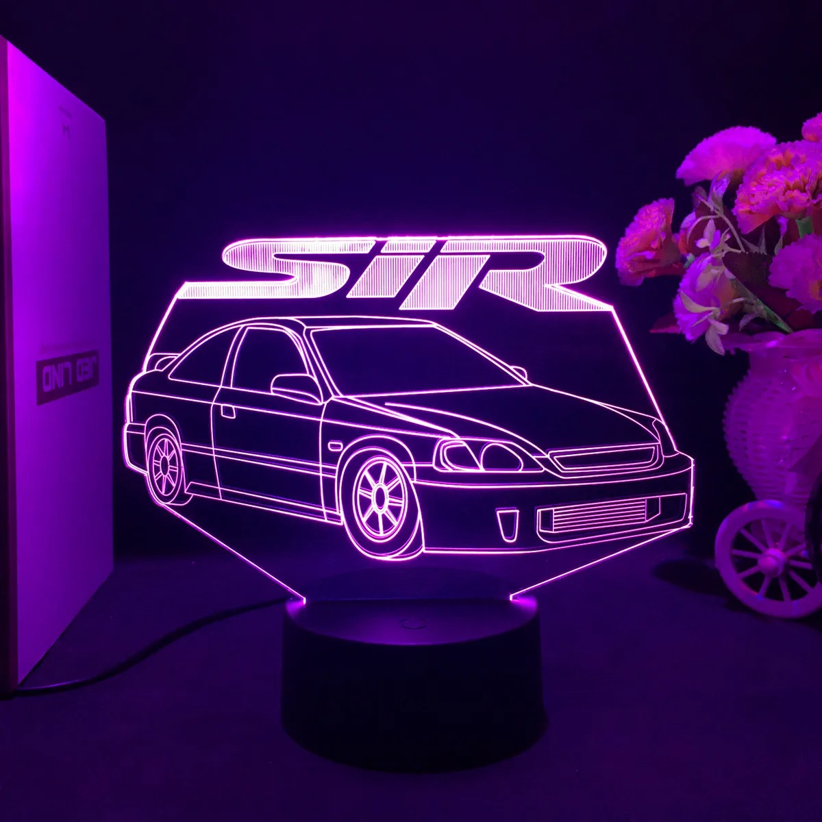 Feel the Speed at Home – Stunning 3D Sports Car LED Lamp!