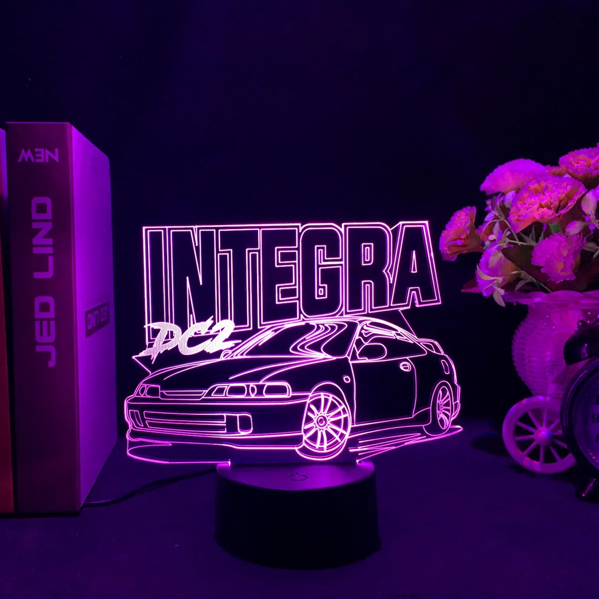 Feel the Speed at Home – Stunning 3D Sports Car LED Lamp!