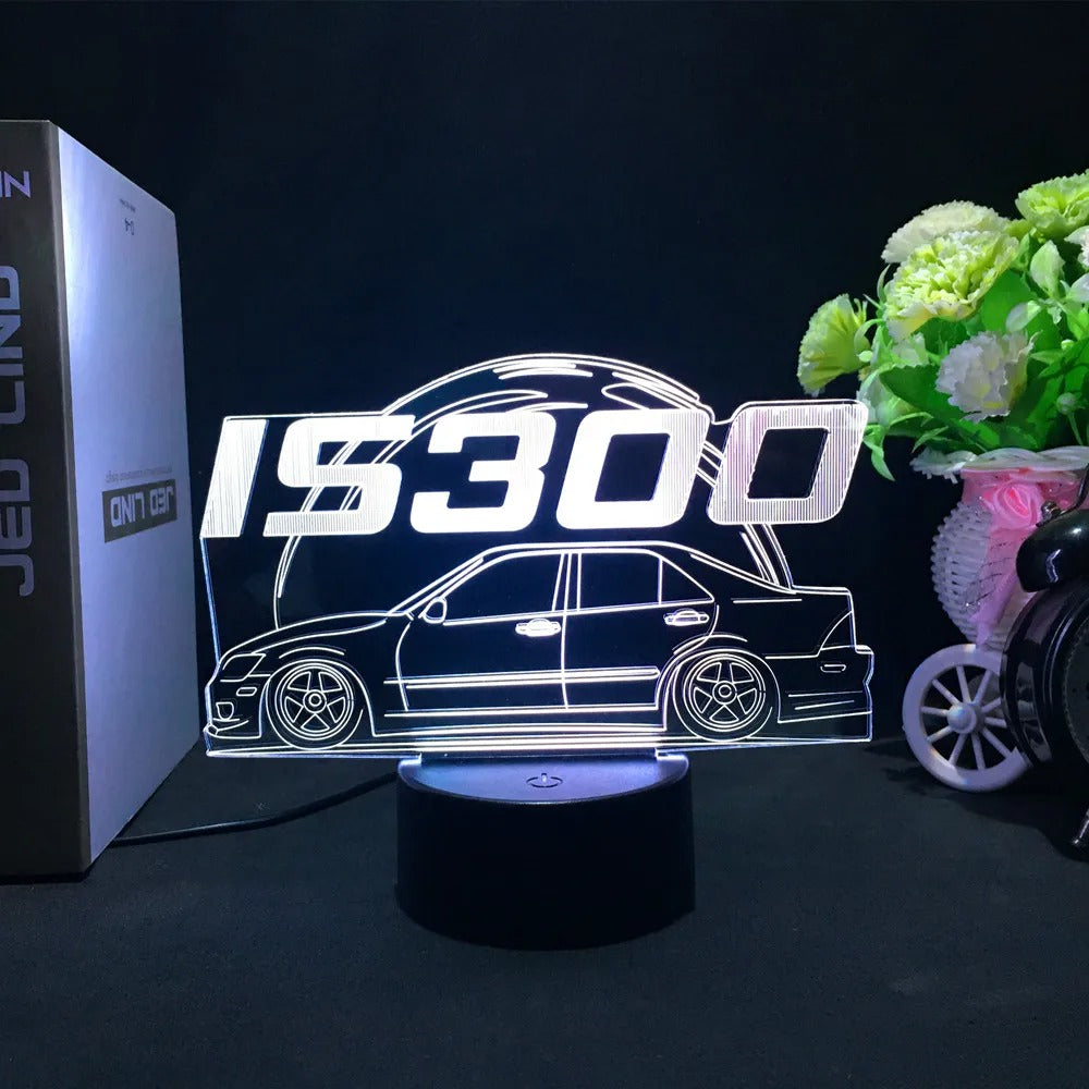 Feel the Speed at Home – Stunning 3D Sports Car LED Lamp!