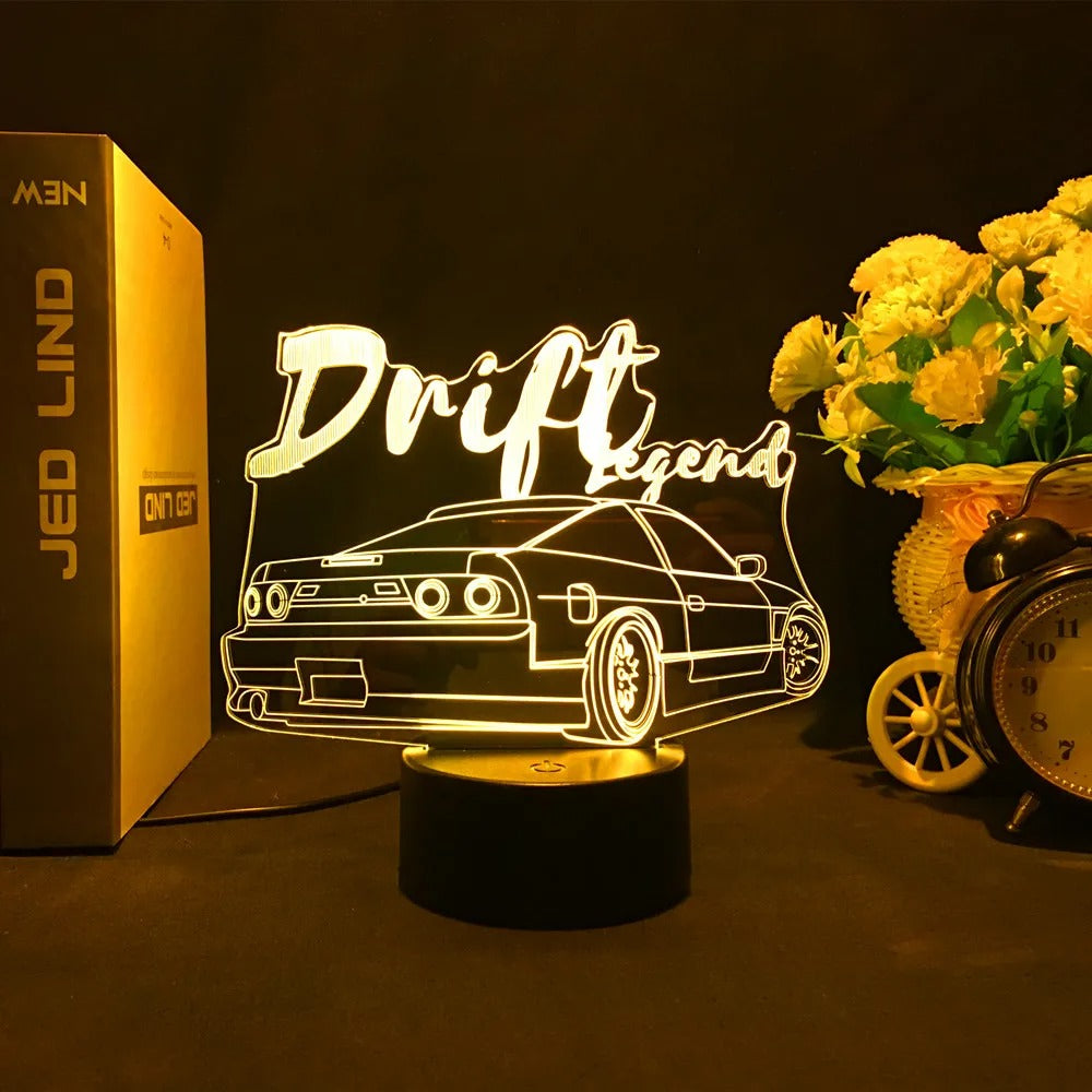 Feel the Speed at Home – Stunning 3D Sports Car LED Lamp!