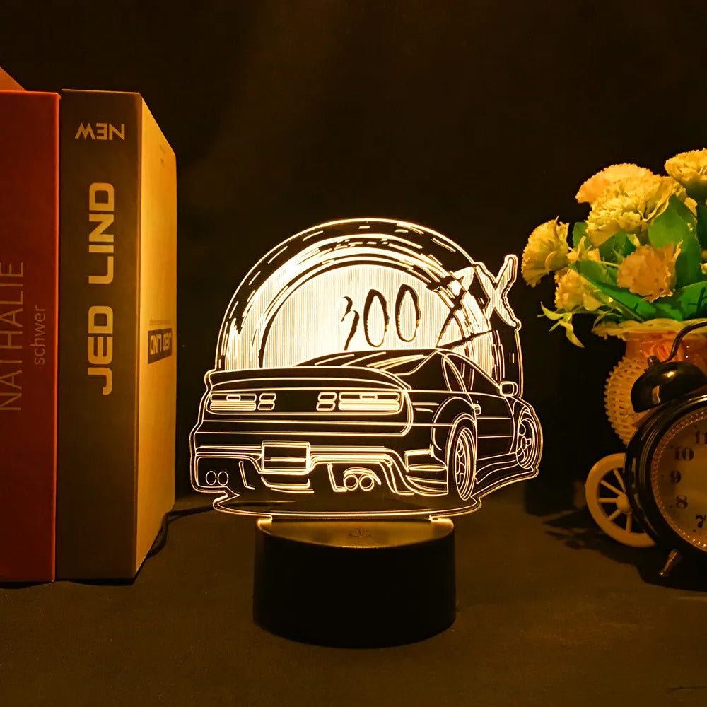 Feel the Speed at Home – Stunning 3D Sports Car LED Lamp!