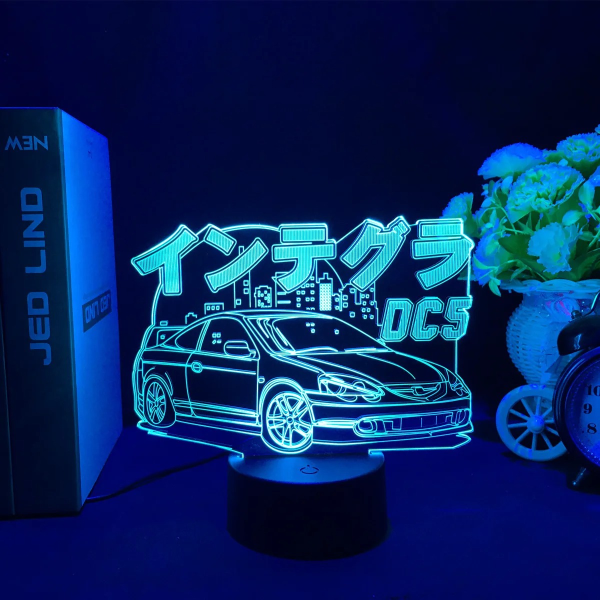 Feel the Speed at Home – Stunning 3D Sports Car LED Lamp!