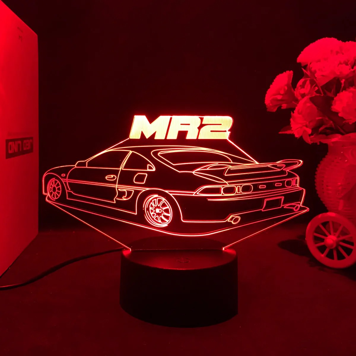 Feel the Speed at Home – Stunning 3D Sports Car LED Lamp!