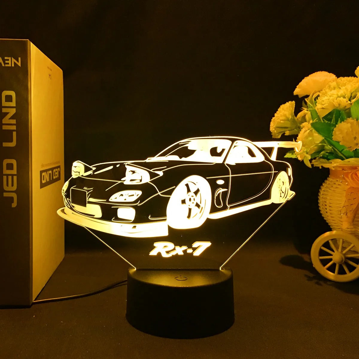 Feel the Speed at Home – Stunning 3D Sports Car LED Lamp!
